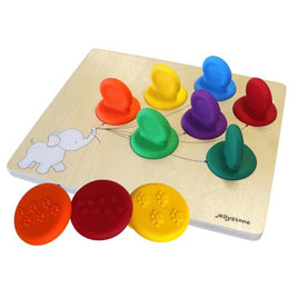 Balloon Colour Sorter- Rainbow - Jellystone Silicon Play