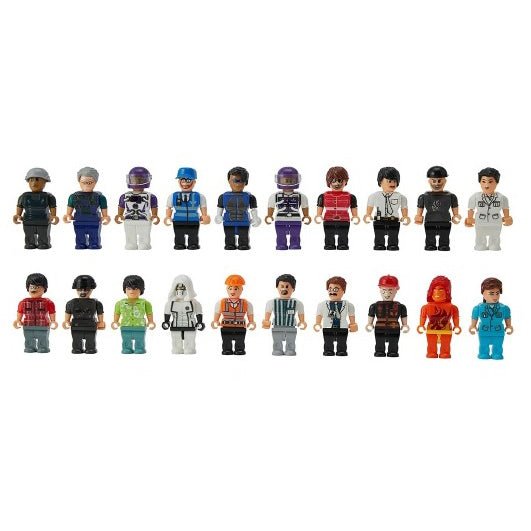 Multicultural Lego Compatible People - Set of 20| Ozzy Educational Toys