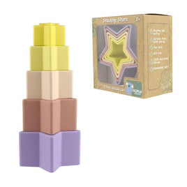 Silicone Stacking Stars (5) - Autumn