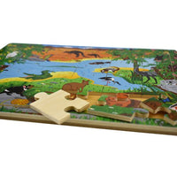 
              Australian Animal Wooden Puzzle - With Names - 24pc
            