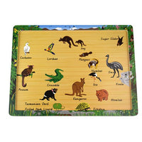 
              Australian Animal Wooden Puzzle - With Names - 24pc
            