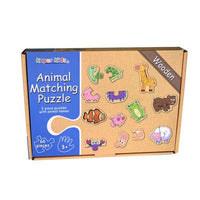 
              Wooden Animal Matching Puzzle Set - 33 Animals
            