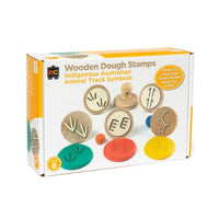 
              Wooden Dough Stampers - Indigenous Animal Tracks
            