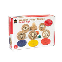 
              Wooden Dough Stampers - Garden Bugs
            