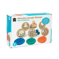 
              Wooden Dough Stampers - Sea Creatures
            