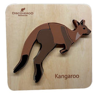 
              Discoveroo - Natural Wood Australian Animal Puzzle Set (4)
            
