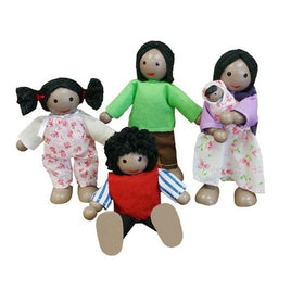 Doll Family - Black - 4Pce