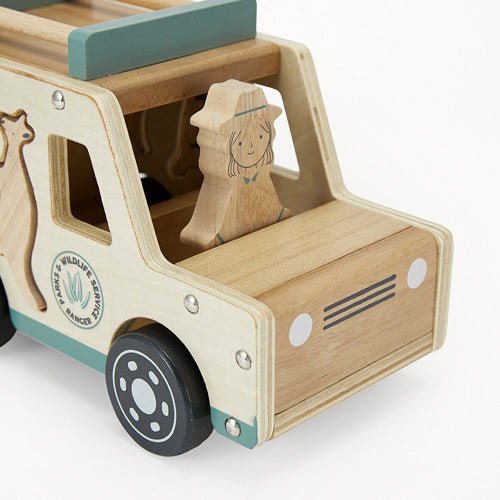 Wooden Park Ranger Sorting Truck| Ozzy Educational Toys