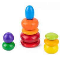 
              Stacking Wooden Stones - 10pce
            