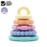 
              Stacker & Teether - Pastel - Jellystone Silicon Play
            