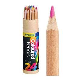 Triangular Colour pencils - Pkt of 24