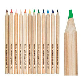 Jumbo Hexagonal Colour Pencils - Pkt of 12