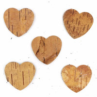 
              Birch Bark Hearts - 20pce
            