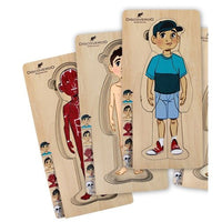 
              Discoveroo - 5 Layer Body Puzzle - Boy
            