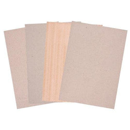 Corrugated Natural Card A4 – Pack of 20