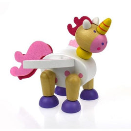 Wooden Flexible Unicorn