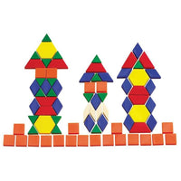 
              Plastic Solid Pattern Blocks - 126 Pieces
            