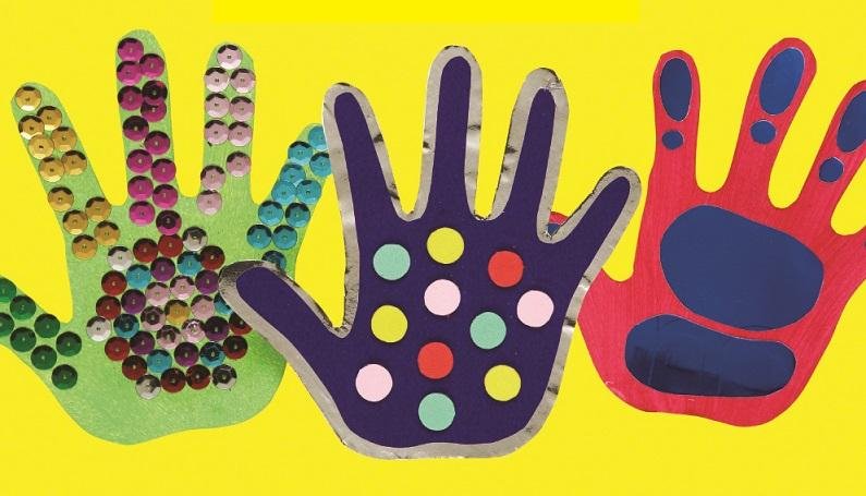 Craft Paper Shapes - Hands - 24 Pack| Ozzy Educational Toys