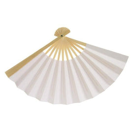 Japanese Fan Blank 22cm - 10 Pack