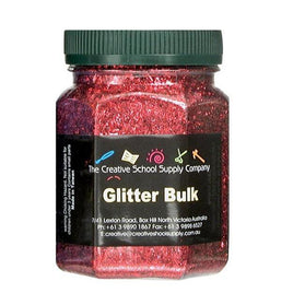 Glitter Bulk - 250g - Red