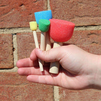 
              Foam Round Stampers - 4 pce
            