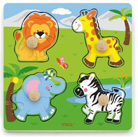 
              Larger Knob Animal Puzzle Set
            