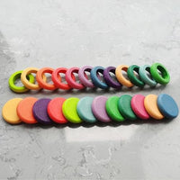 
              Rainbow Coins & Rings - 72 pieces
            