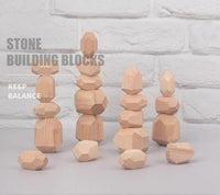 
              Wooden Stacking Gems - Natural - 20 Pce
            