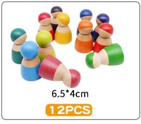 
              Rainbow People & Matching Beanies -12 pce
            