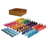
              Coloured Wooden Tors in Sorting Box
            