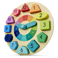 
              Clock Puzzle - Shape & Colour Matching
            