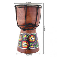 
              Wooden Multicultural Drum - 20cm
            