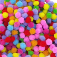 
              Pom Poms Assorted Colours 10mm - 1000 pieces
            