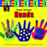 
              Craft Paper Shapes - Hands - 24 Pack
            