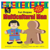 
              Craft Multicultural People - 24 Pack
            