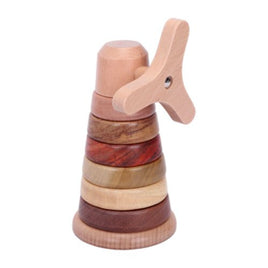 Discoveroo - Natural Wood Windmill